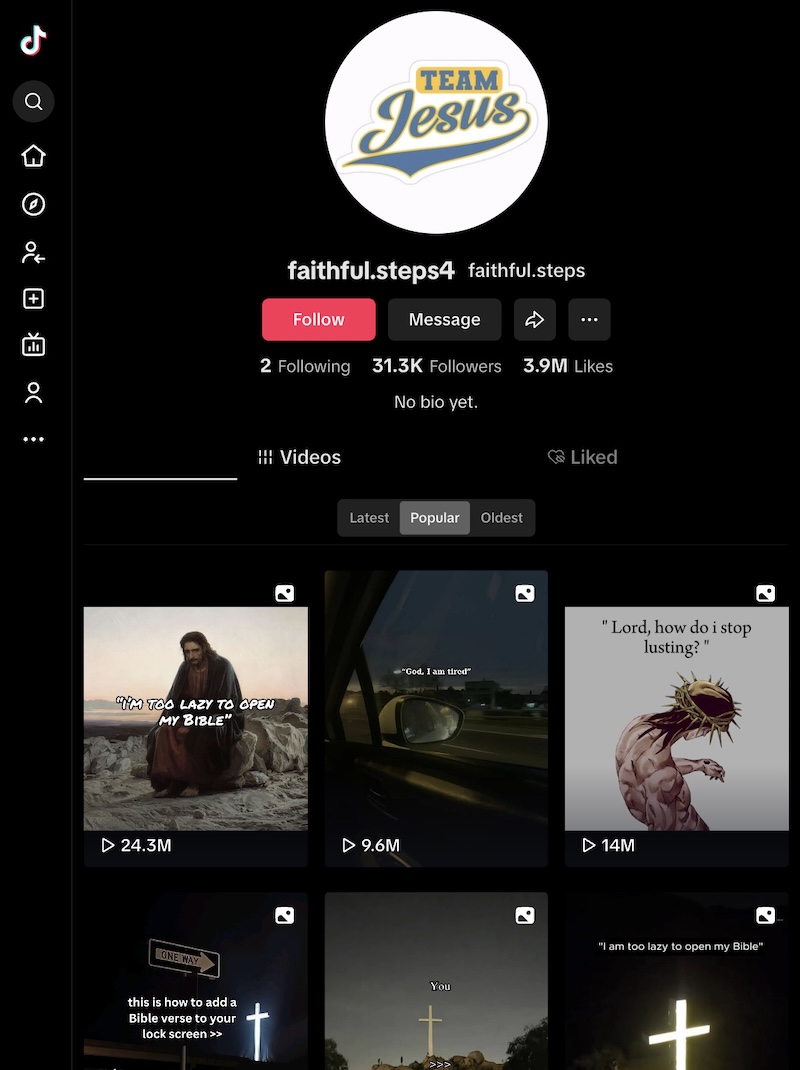Bible Chat app interface showing Bible study features